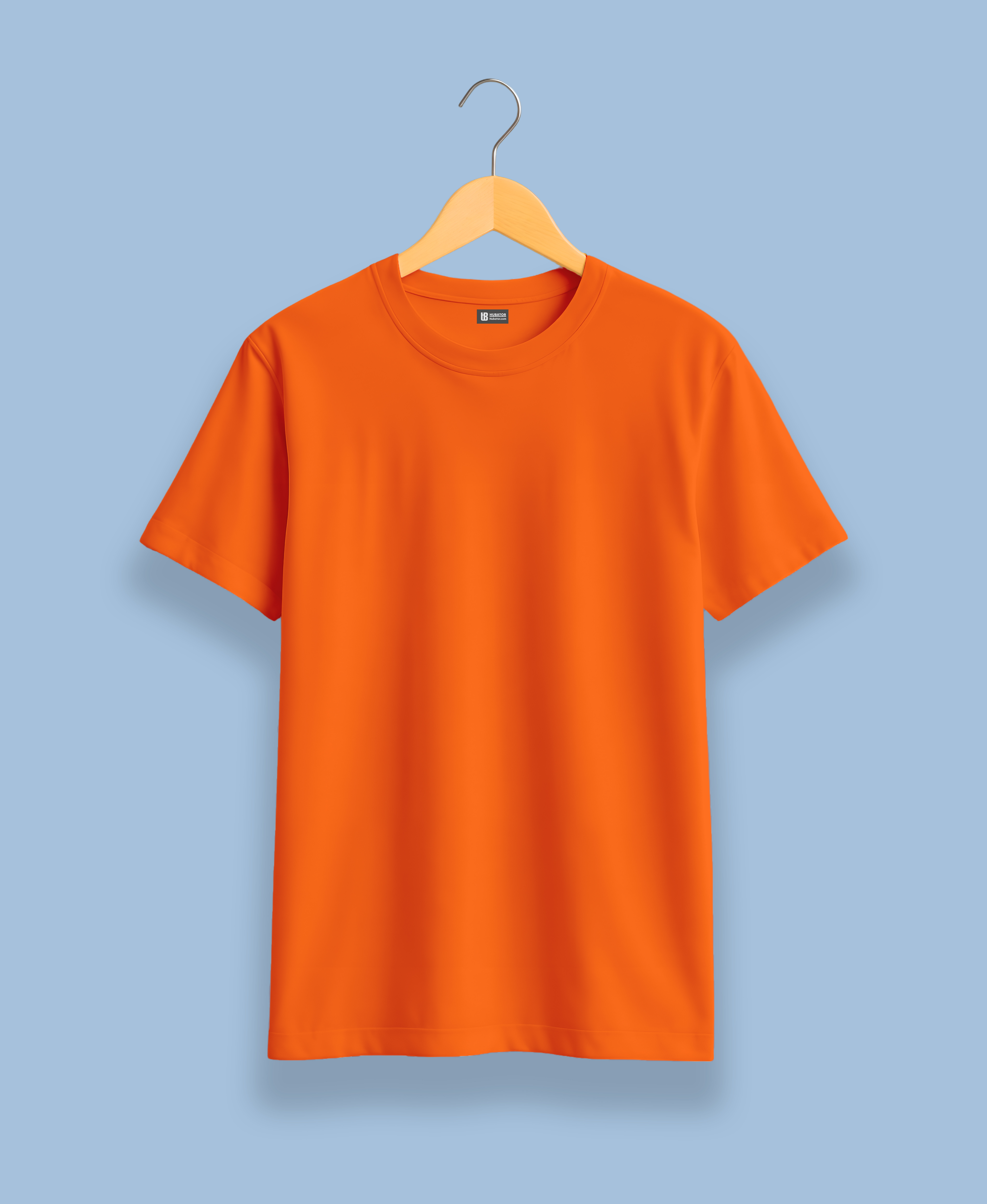 orange plain solid tees | regular fit men orange plain solid tees | regular fit men