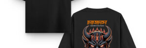 Rakshasa Unisex Tees Both Side | Oversize Fit Man