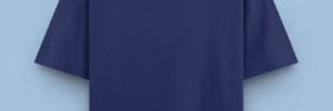 Royal Blue Plain Solid Tees | Oversized Fit Men