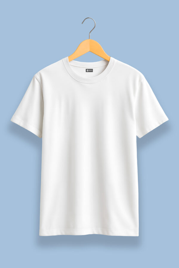 white plain solid tees | regular fit men