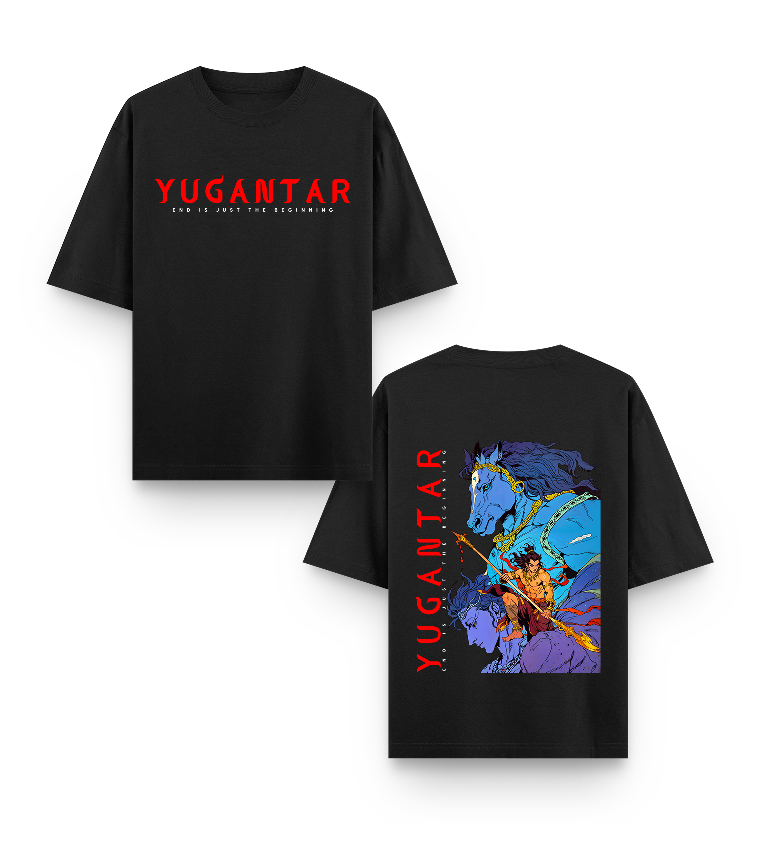 yugantar unisex tees both side | oversize fit man yugantar unisex tees both side | oversize fit man