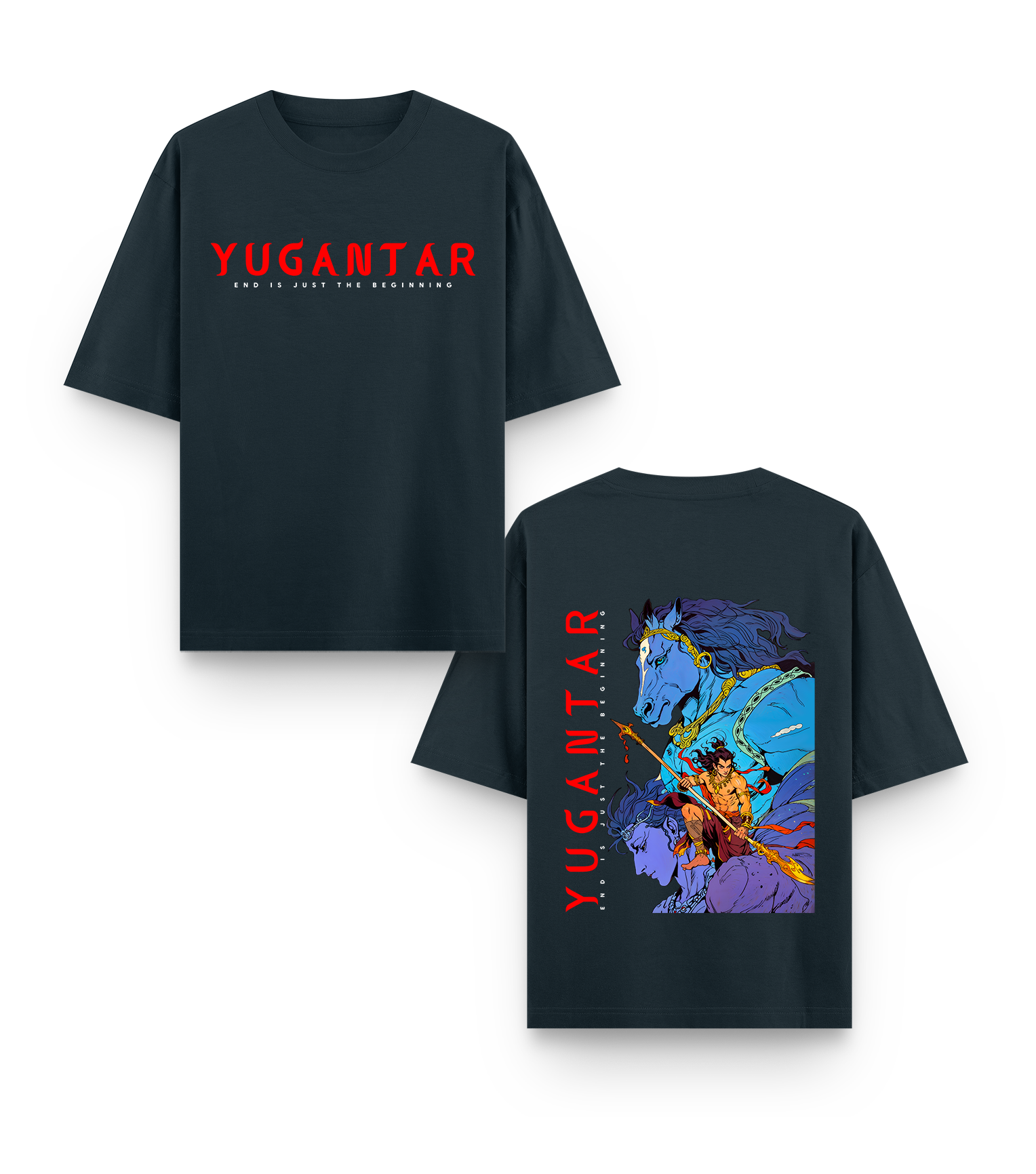yugantar unisex tees both side | oversize fit man yugantar unisex tees both side | oversize fit man