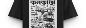Kolkata Vibes Tees | Oversized Fit Man