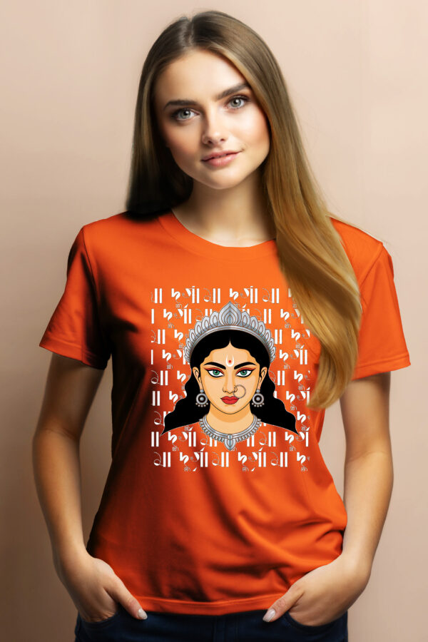 maa durga unisex t shirt | regular fit women