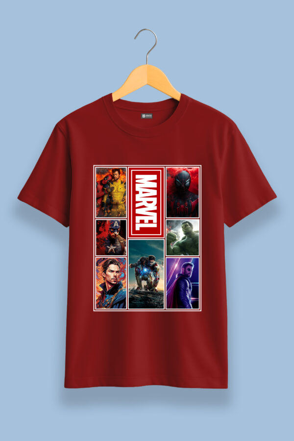 marvel characters unisex t shirt | regular fit man