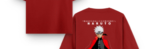 Naruto Unisex Tees Both Side Oversize Fit Man