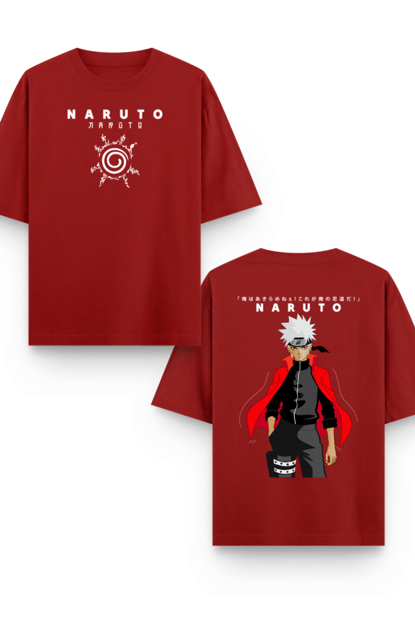 naruto unisex tees both side oversize fit man