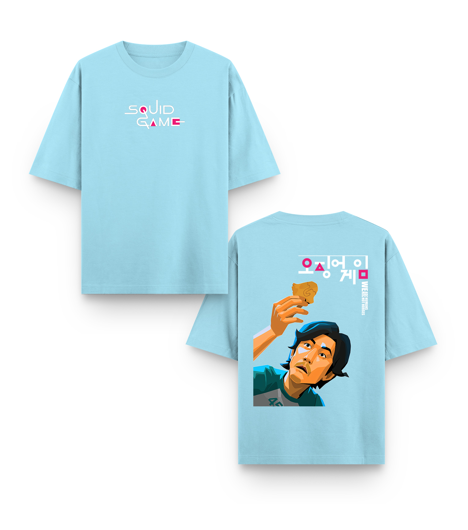 squid game unisex tess both side | oversize fit man squid game unisex tess both side | oversize fit man