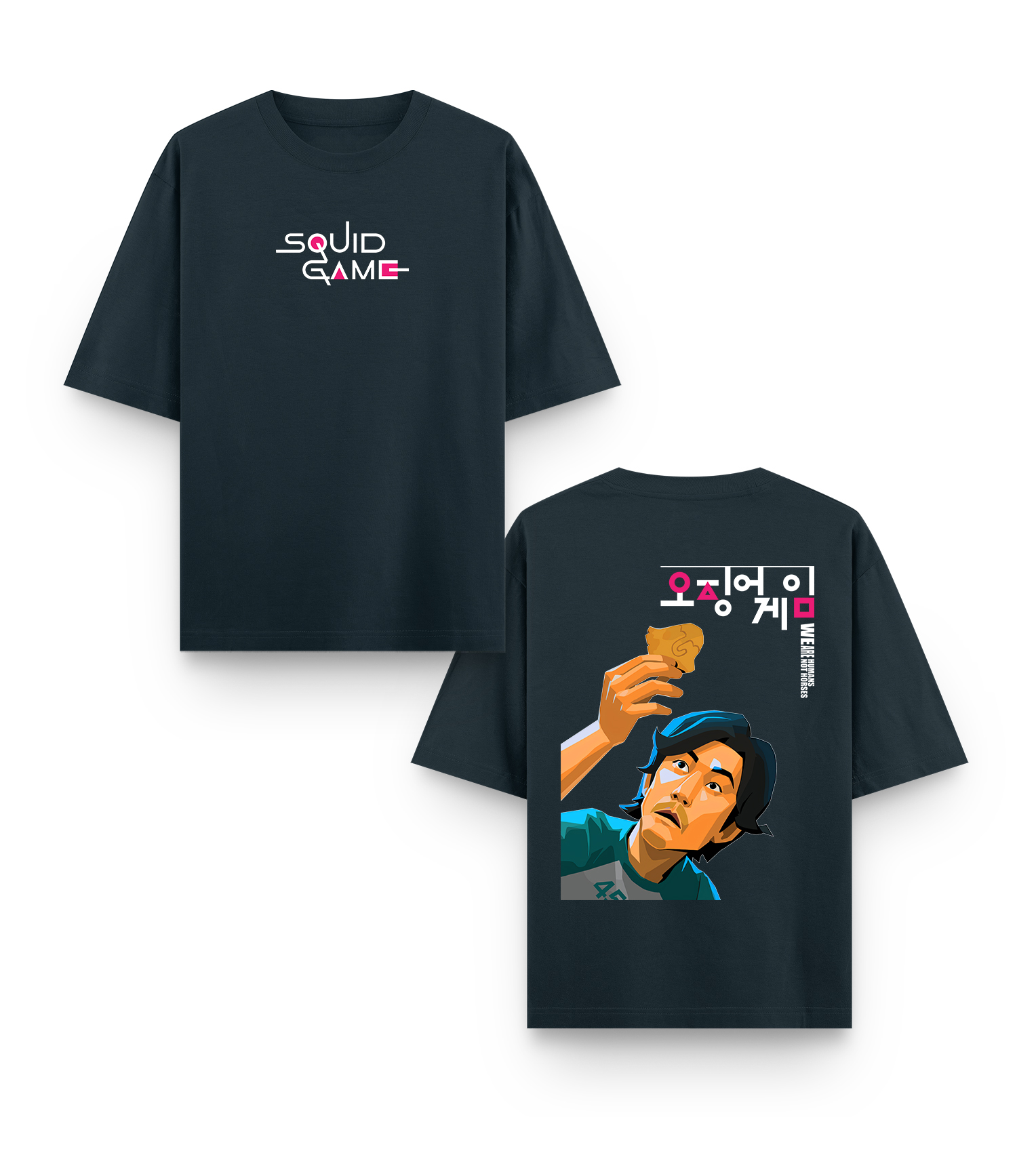 squid game unisex tess both side | oversize fit man squid game unisex tess both side | oversize fit man
