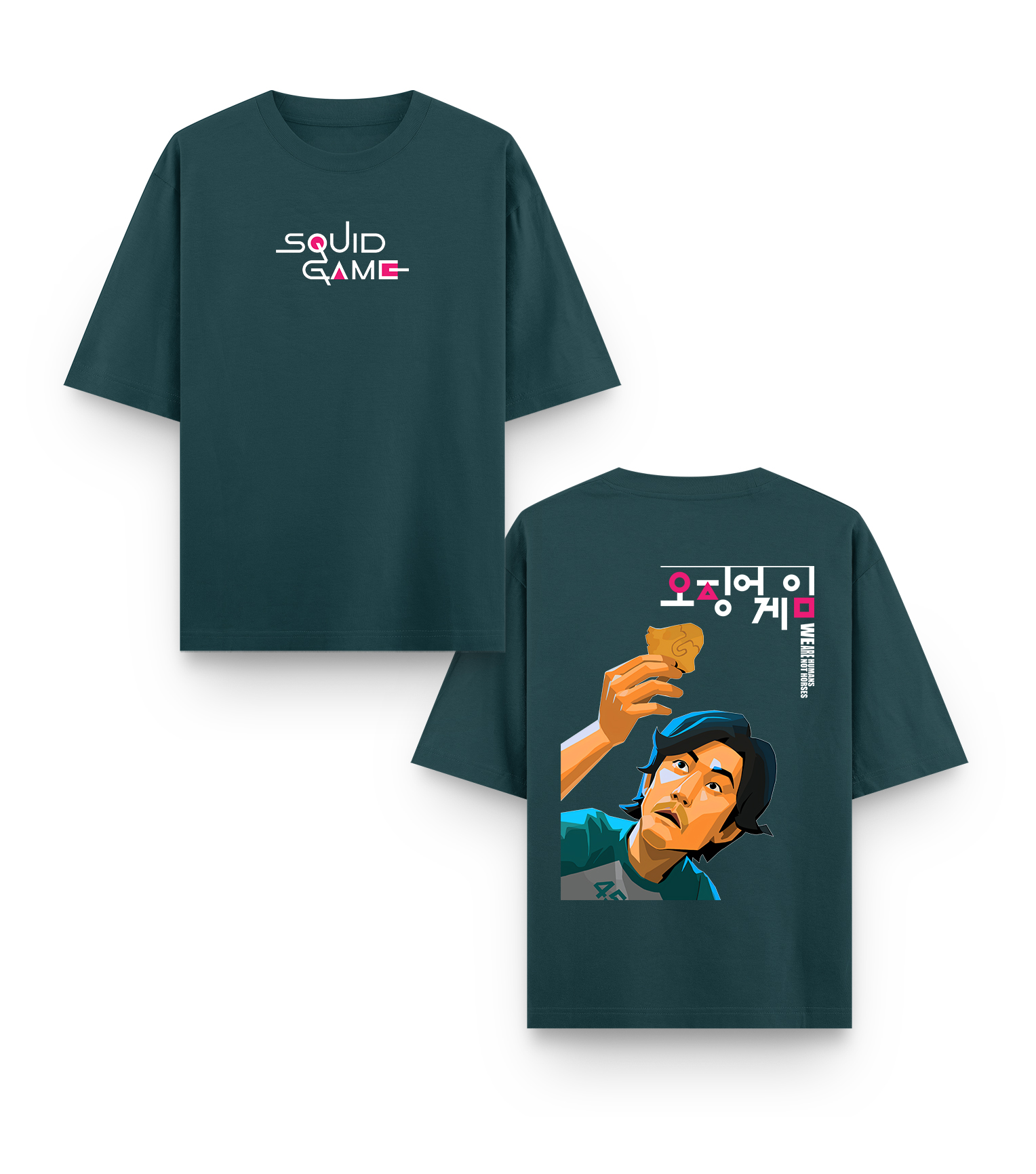 squid game unisex tess both side | oversize fit man squid game unisex tess both side | oversize fit man