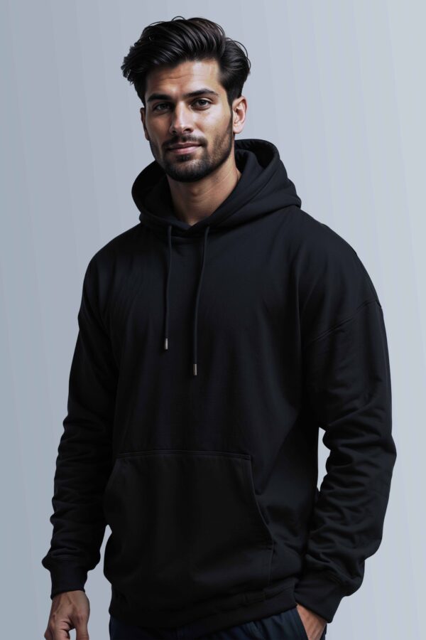 oversized hoodie black
